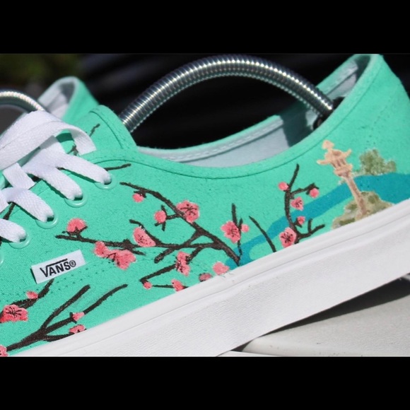 Shoes Custom Arizona Green Tea Vans Poshmark